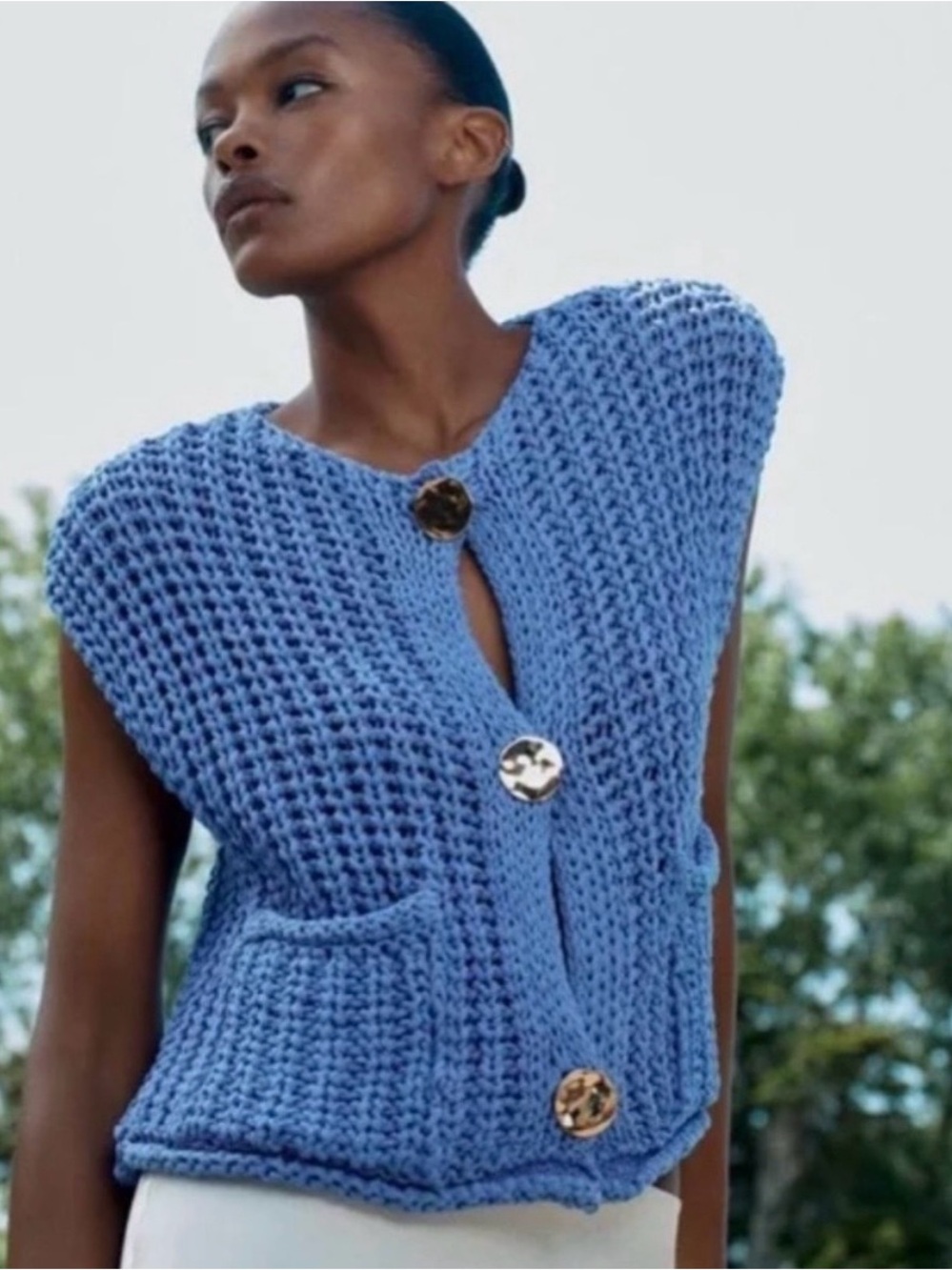 Zara Short Sleeve Sweater Size Small